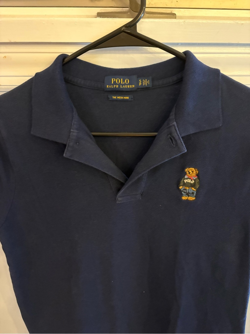 Polo Ralph Lauren Navy Bear Polo Dress Women’s - Picture 3 of 4